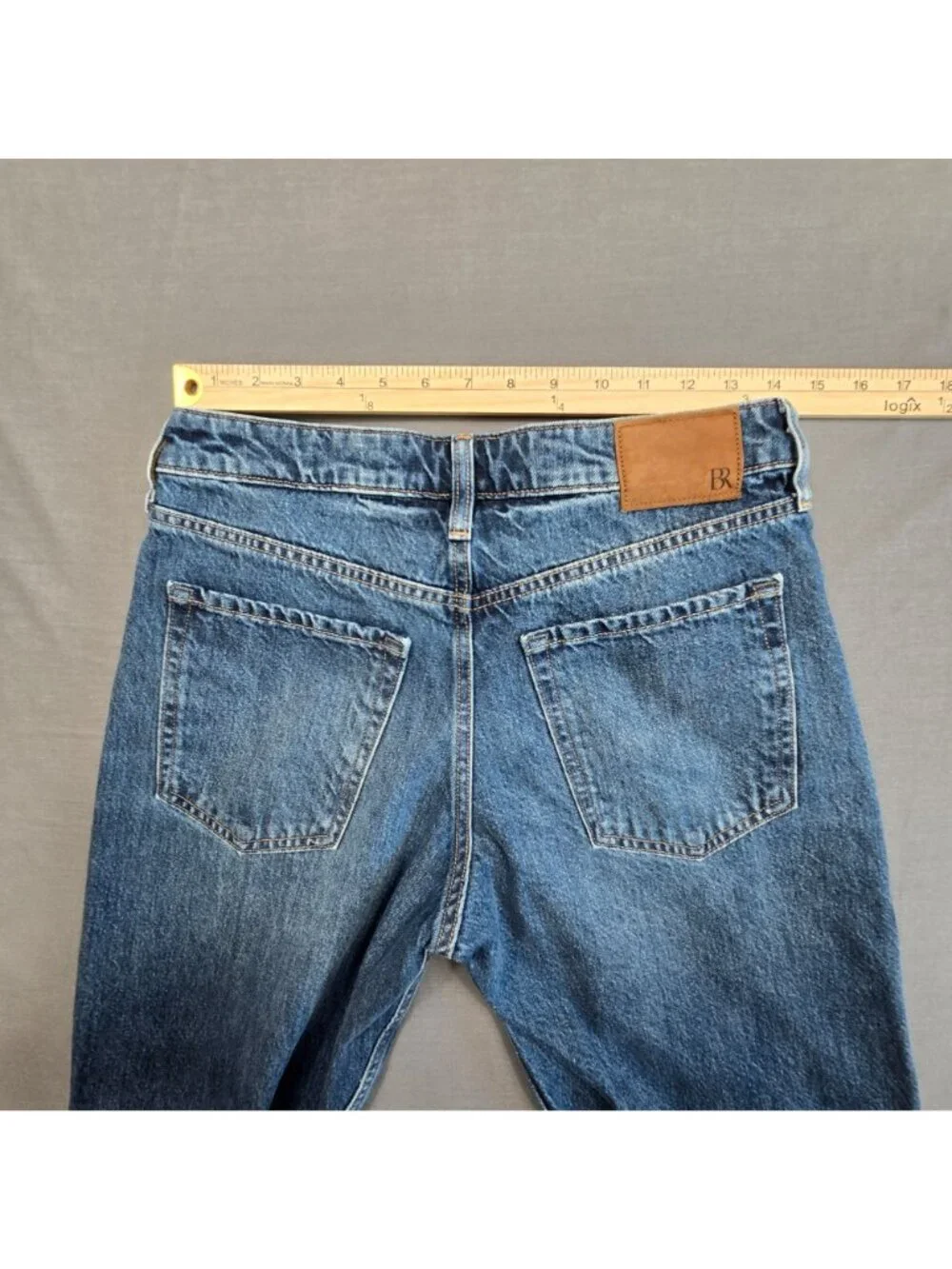 BR Banana Republic Mens Jeans Size 27 Straight Leg Mid Wash Denim